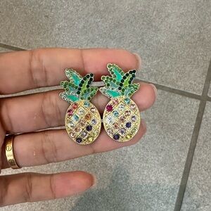 Baublebar pineapple stud earrings